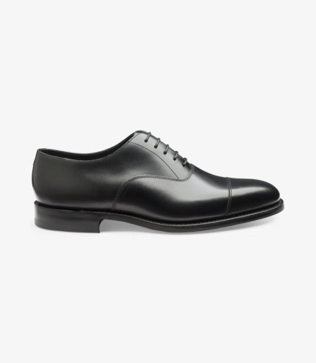 Loake Aldwych Kappe-cap Oxford Schuhe Herren Schwarz | DE3213019