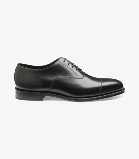 Loake Aldwych Kappe-cap Oxford Schuhe Herren Schwarz | DE6998496