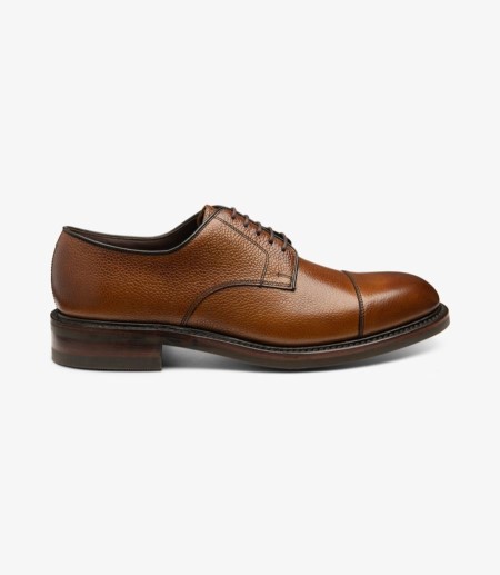 Loake Ampleforth Kappe-cap Derby Schuhe Herren Braun | DE6838891