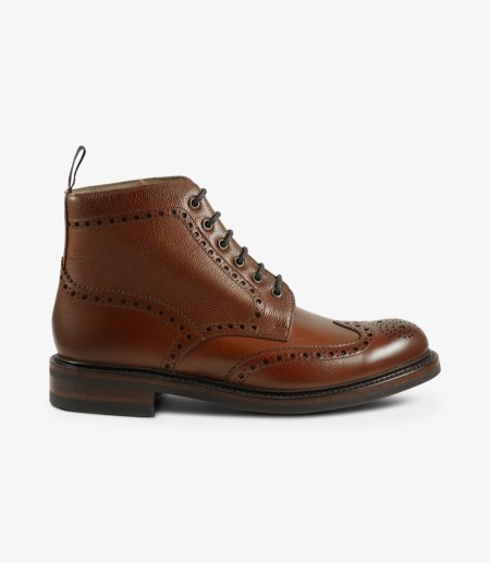 Loake Bedale Brogue Stiefel Herren Dunkelbraun | DE3899718
