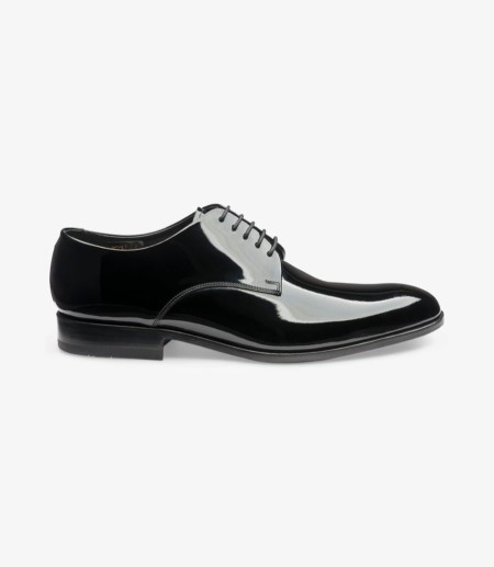 Loake Bow Plain Tie Derby Schuhe Herren Schwarz | DE3501738