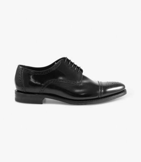 Loake Cook Black Semi-brogue Semi Brogues Herren Schwarz | DE0033550