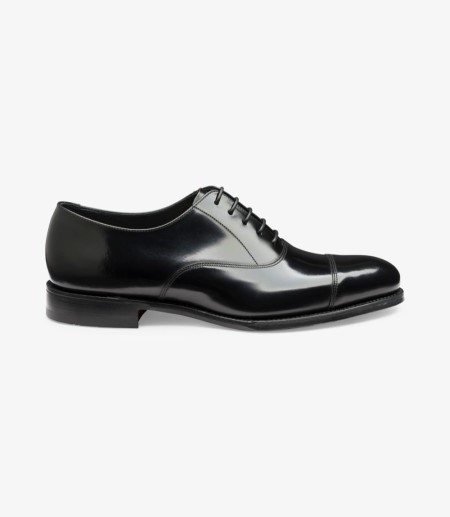 Loake Elgin Kappe-cap Oxford Schuhe Herren Schwarz | DE2029598