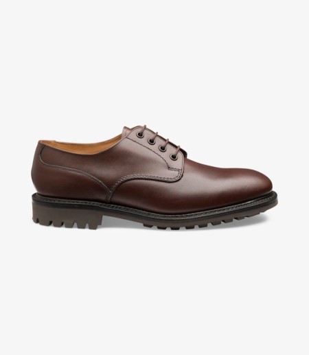 Loake Epsom Plain Tie Derby Schuhe Herren Braun | DE9200770