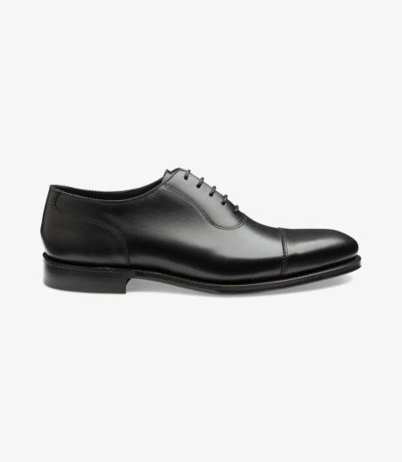 Loake Evans Kappe-cap Oxford Schuhe Herren Schwarz | DE7910819