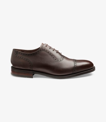 Loake Fleet Semi Brogue Semi Brogues Herren Dunkelbraun | DE1931964
