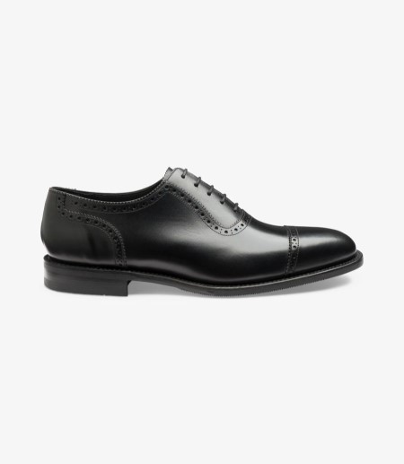 Loake Fleet Semi Brogue Semi Brogues Herren Schwarz | DE3044145