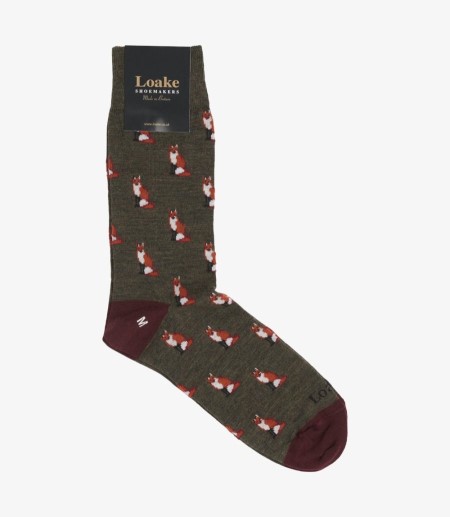 Loake Fox Socks Socken Herren Braun | DE5003278