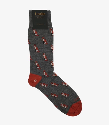 Loake Fox Socks Socken Herren Grau | DE8262384