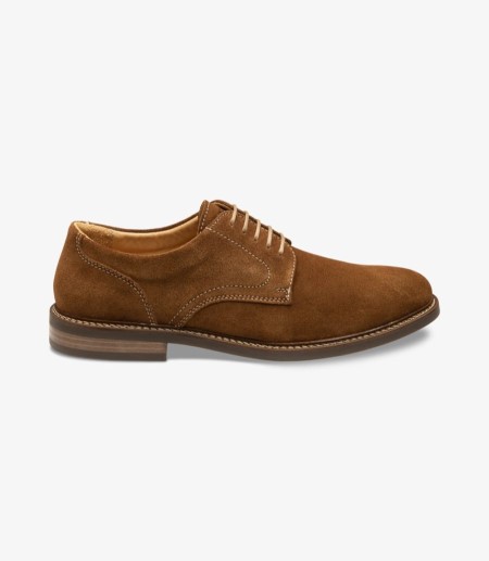 Loake Franklin Tan Wildleder Plain-tie Derby Schuhe Herren Tan Suede | DE9621347
