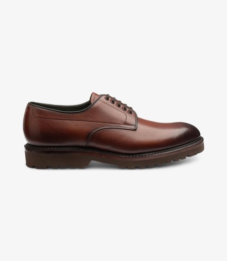 Loake Freud Chestnut Brown Plain-tie Derby Schuhe Herren Braun | DE8351224