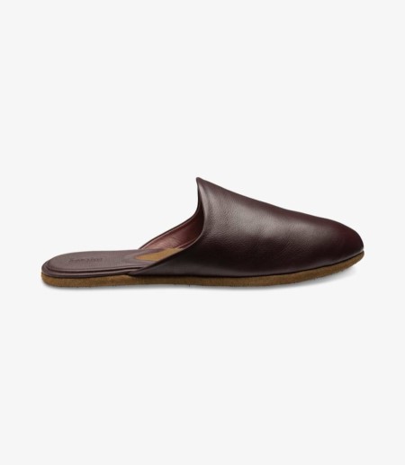 Loake Garrick Burgundy Grain Hausschuhe Hausschuhe Herren Bordeaux | DE0946613