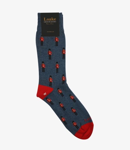 Loake Guard Socks Socken Herren Blau | DE0623843