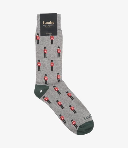 Loake Guard Socks Socken Herren Grau | DE0246990