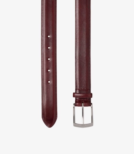 Loake Henry Belt Gürtel Herren Bordeaux | DE7600063