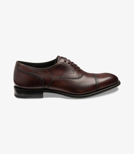 Loake Hughes Semi Brogue Semi Brogues Herren Bordeaux | DE8140728