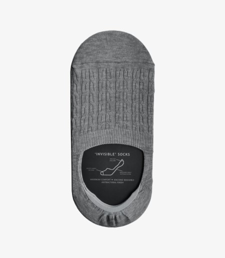 Loake Invisible Socks Socken Herren Grau | DE5181380