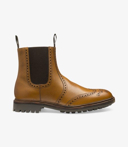 Loake Keswick Chelsea Stiefel Herren Tan Grain | DE1206170