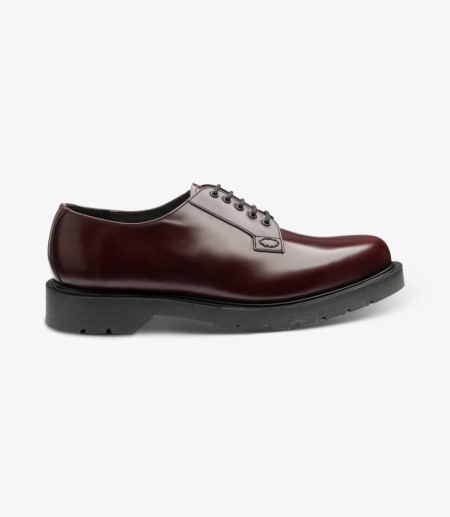 Loake Kilmer Burgundy Plain-tie Derby Schuhe Herren Bordeaux | DE8883793