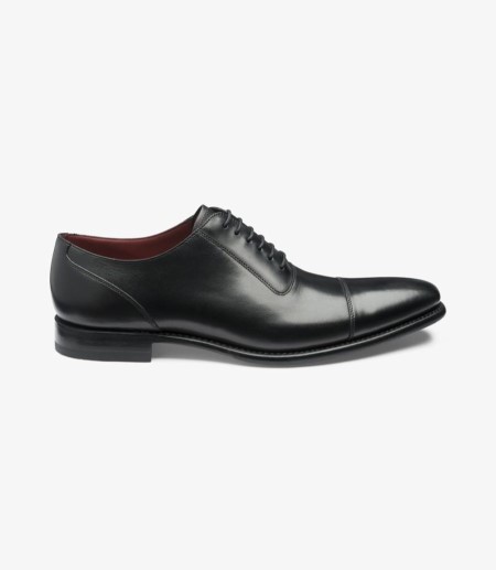 Loake Larch Kappe-cap Oxford Schuhe Herren Schwarz | DE5603881