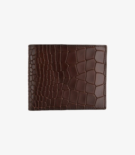 Loake Lombard Leder Wallet Geldbörse Herren Dunkelbraun | DE5672873