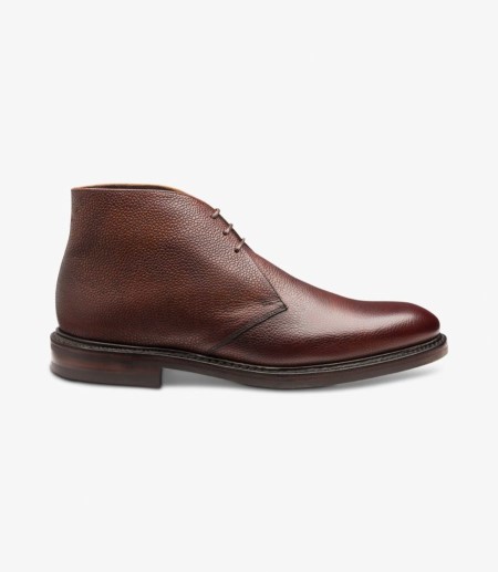 Loake Lytham Chukka Stiefel Herren Oxblood Grain | DE9845600