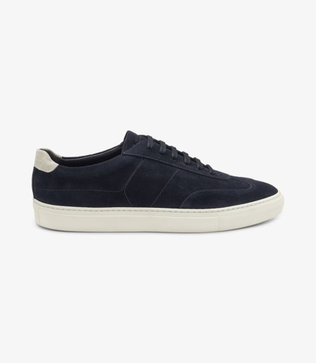 Loake Owens Navy Wildleder Sneaker Sneakers Herren Navy | DE9949453