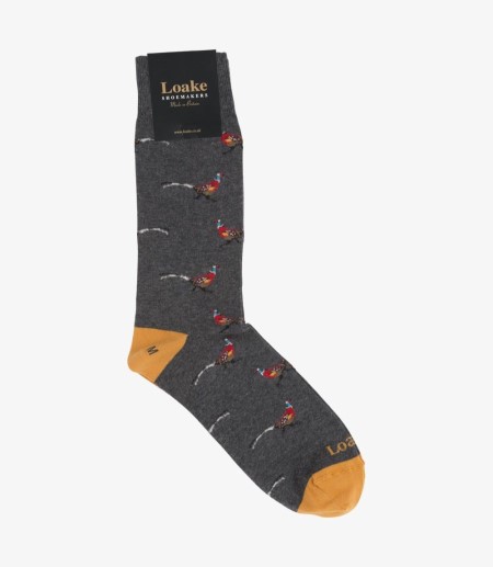 Loake Pheasant Socks Socken Herren Grau | DE6832286