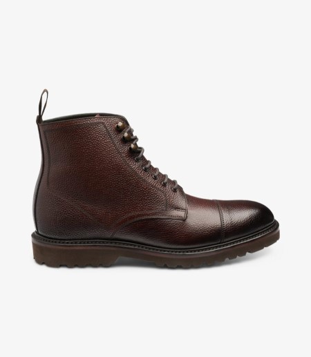 Loake Reynolds Burgundy Grain Boot Derby Stiefel Herren Bordeaux | DE9827475