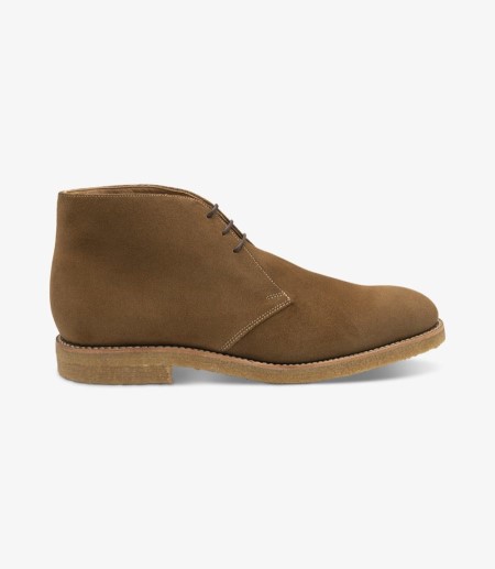 Loake Rivington Tan Wildleder Boot Wüstenstiefel Herren Tan Suede | DE0170508