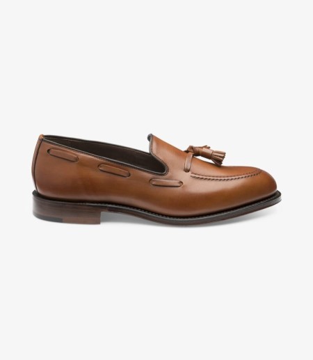 Loake Russell Loafers Herren Mahogany | DE8194929