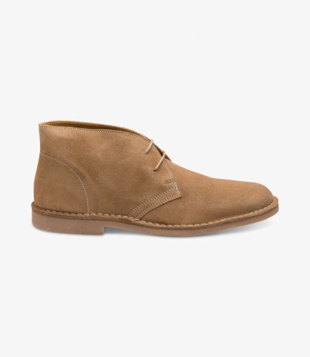 Loake Sahara Wüstenstiefel Herren Tan Suede | DE1970975