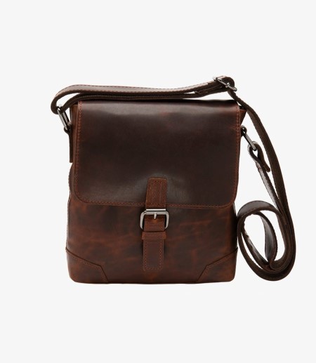 Loake Shoreditch Man Bag Tasche Herren Braun | DE4354575