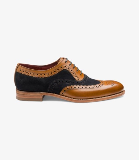 Loake Thompson Brogues Herren Navy | DE6145594