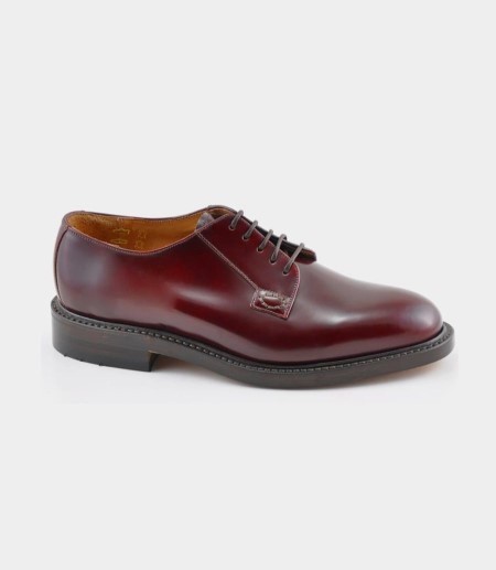 Loake Waverley Plain Tie Derby Schuhe Herren Bordeaux | DE6015586