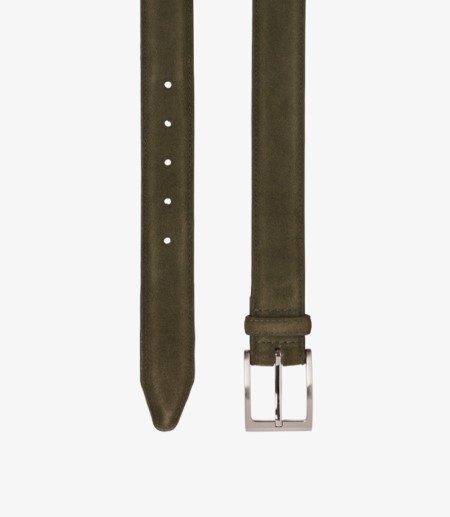 Loake William Belt Gürtel Herren Grün | DE0118390