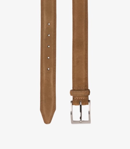 Loake William Belt Gürtel Herren Tan Suede | DE9578451