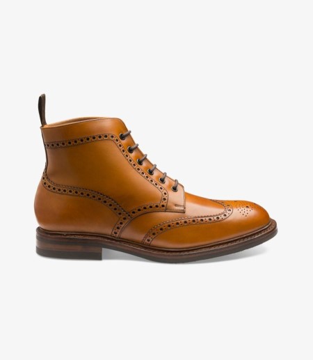 Loake Wolf Brogue Stiefel Herren Tan | DE5521211